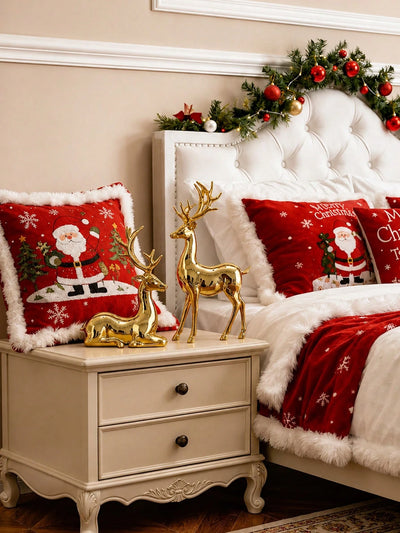 Gold Reindeer Christmas Tabletop Decor