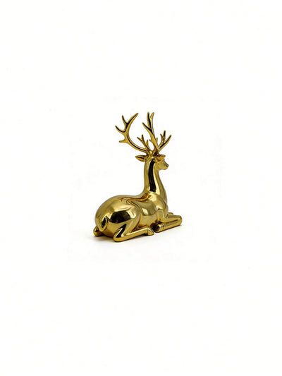 Gold Reindeer Christmas Tabletop Decor