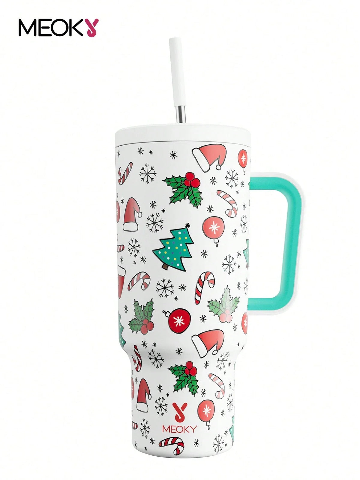 Meoky 40oz Stainless Steel Tumbler
