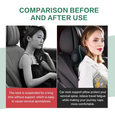 Really Soft Car Headrest Pillow, Neck Pillow for Car with Adjustable Strap