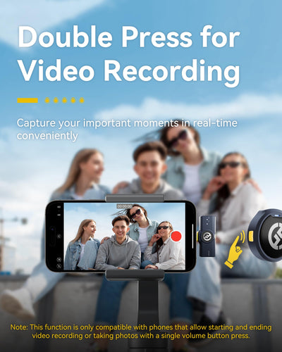 Hollyland Lark M2 Wireless Microphone for iPhone/Camera/Android/PC, 48kHz/24-bit High Fidelity Audio, 300m Range, Noise Cancelling, 40h Use, YouTube, Vlog, Streaming (Black, with Camera RX + USB-C RX)