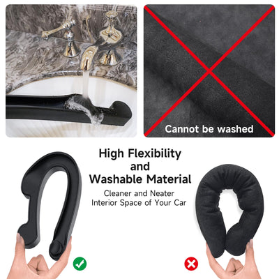 Givifive Car Seat Gap Filler Organizer 2Pack Soft Foam 3IN1 Multifunctional