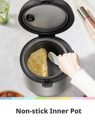 COMFEE' Rice Cooker with 6 Functions, 4-Cups Uncooked Rice