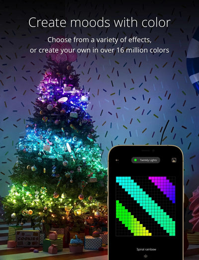 Twinkly Strings Multicolor RGB Christmas Lights