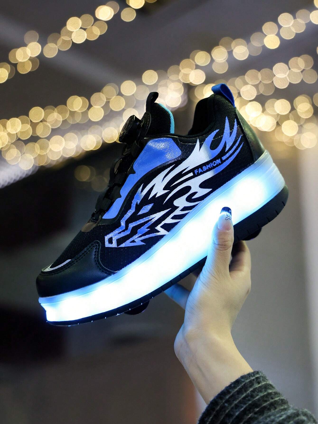 LED Light Up Roller Skate Shoes