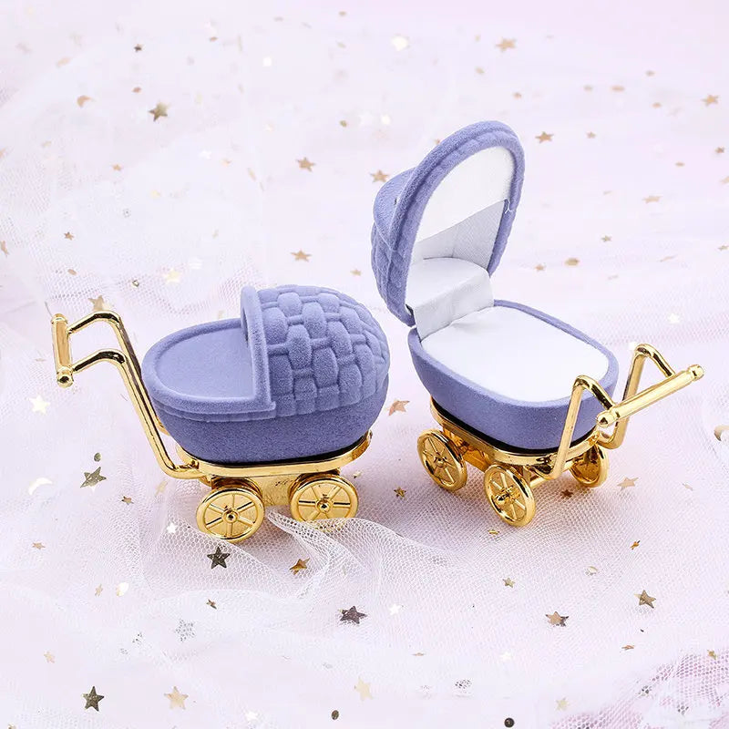 Velvet Jewelry Gift Box Holder