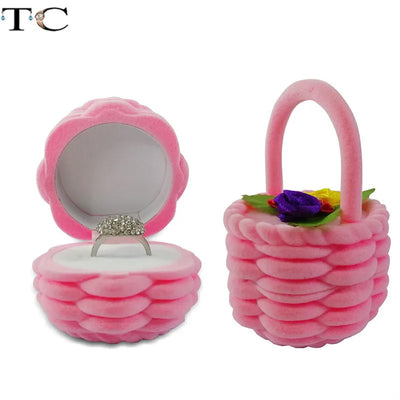 Mini Velvet Jewelry Storage Box
