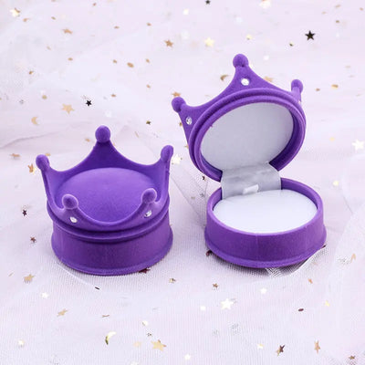 Velvet Jewelry Gift Box Holder