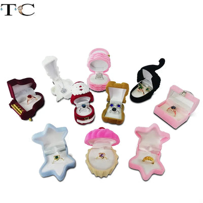 Mini Velvet Jewelry Storage Box