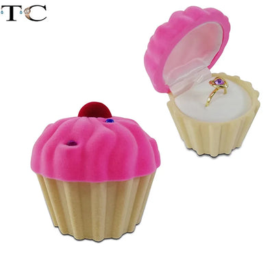 Mini Velvet Jewelry Storage Box
