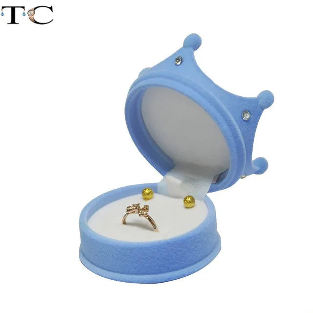 Mini Velvet Jewelry Storage Box