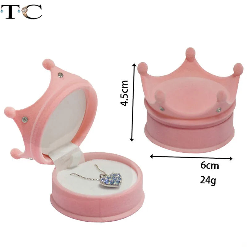 Mini Velvet Jewelry Storage Box