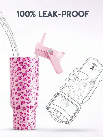 Meoky 40oz Insulated Handle Tumbler