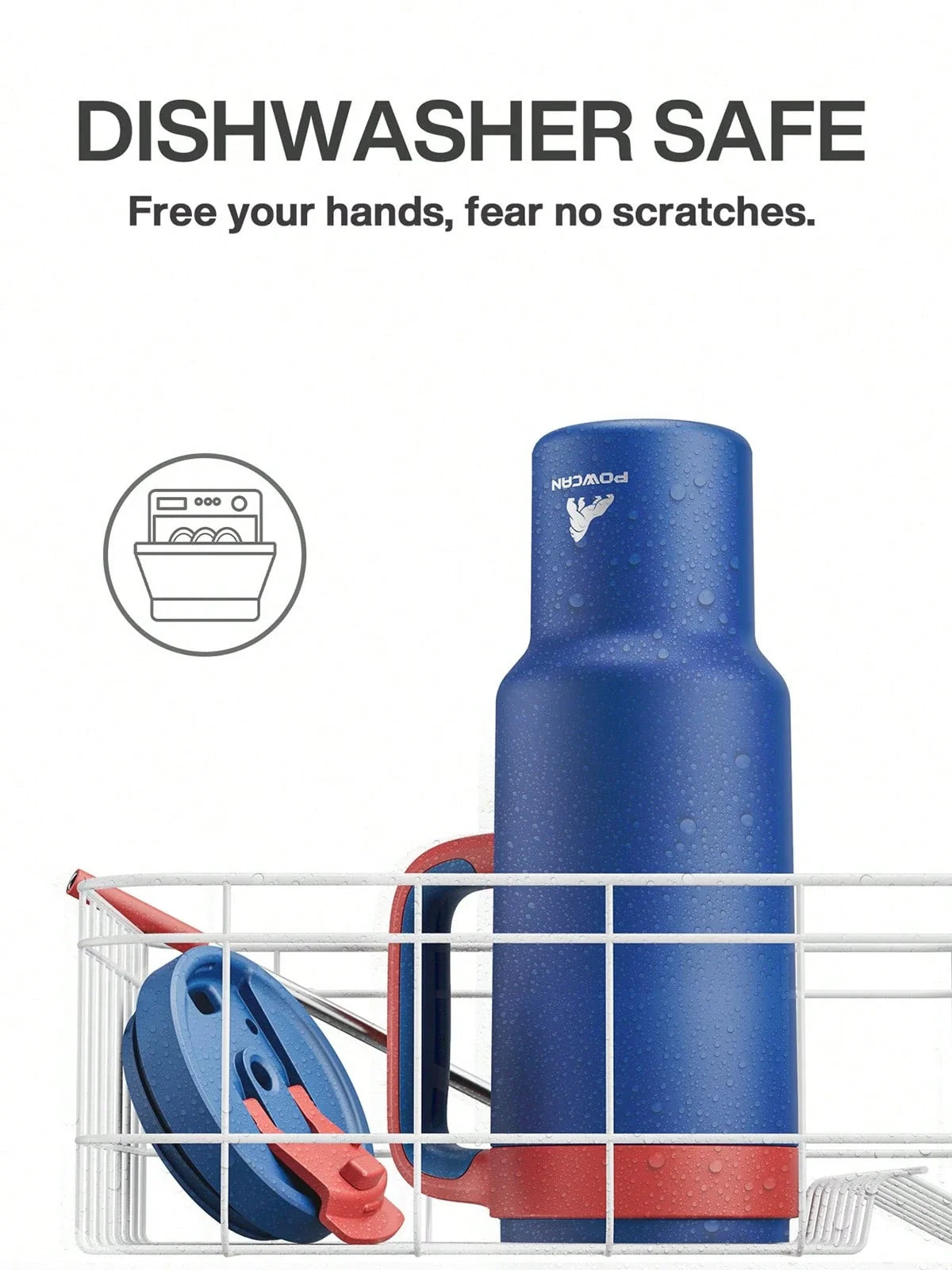 Meoky 50oz Insulated Travel Tumbler
