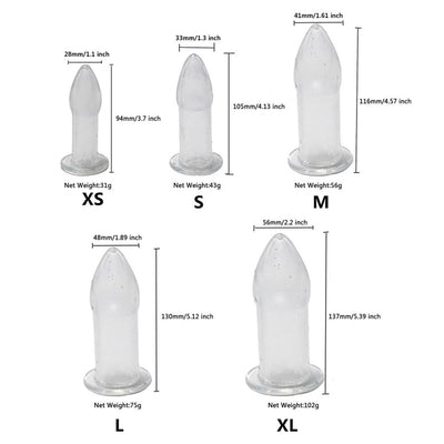 Hollow Anal Butt Plug