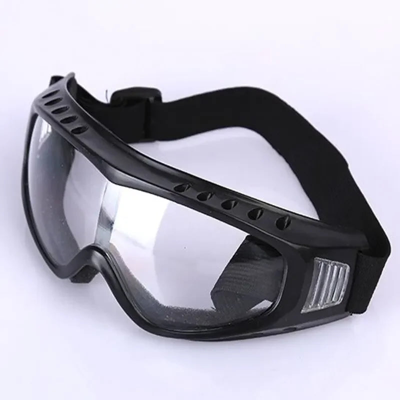 Double-layer Outdoor Windshield Labor Protection Glasses PC Lens Protective Head-mounted Adult Men's Women's Ski Glasses