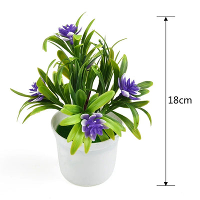 Artificial Lotus Potted Plant Decor