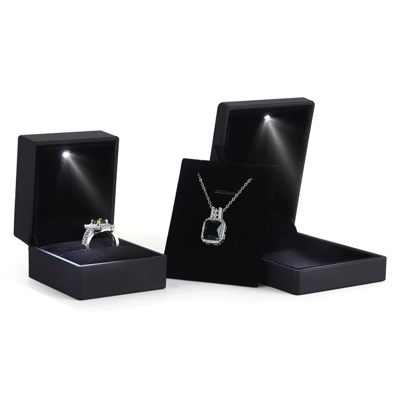 Luxury LED Jewelry Ring Box