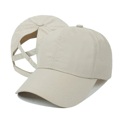 Women's Quick-Dry Ponytail Baseball Cap