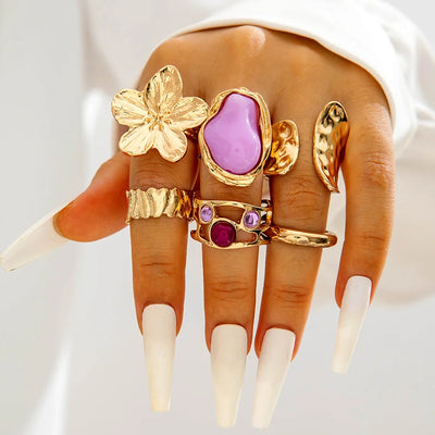 Tocona Luxury Imitation Pearl Rings