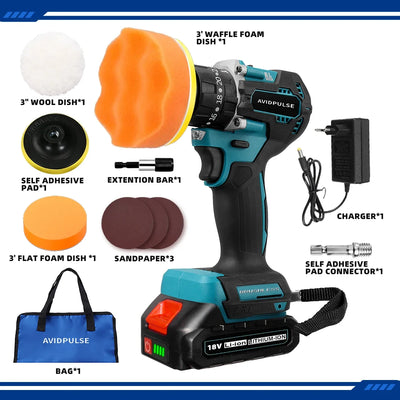 AvidPulse Brushless Cordless Electric Drill