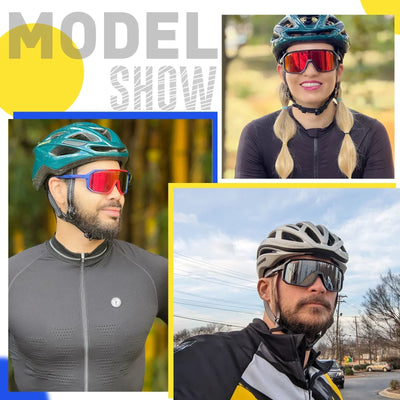 SCVCN Fashion HD Sunglasses Men Women Luxury Glasses Outdoor Sports Runing Drving Shades Racing UV400 MTB Bike Cycling Eyewear