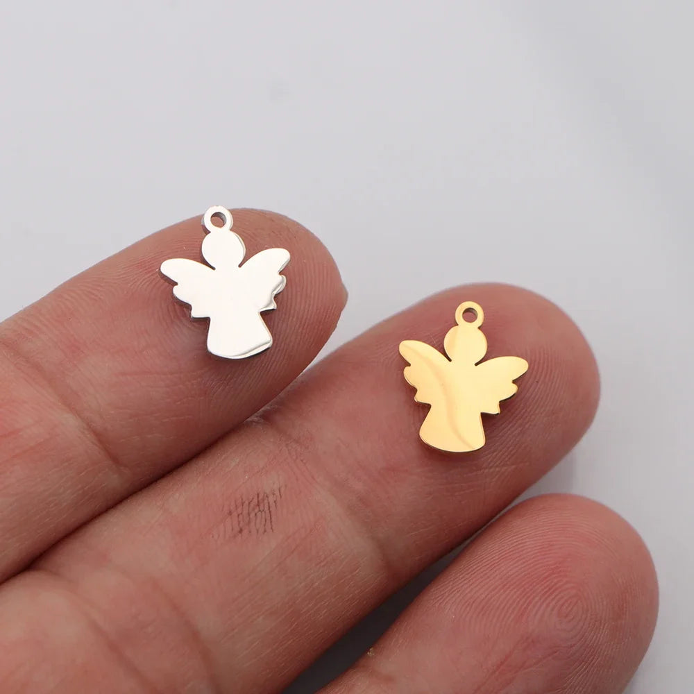 Stainless Steel Mini Angel Charms