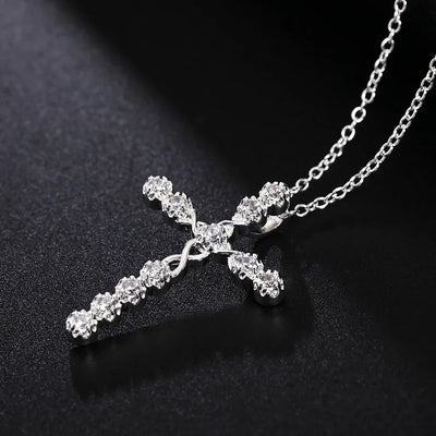 925 Sterling Silver Cross Necklace