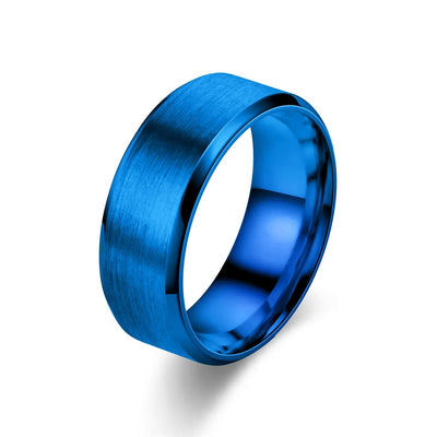 8MM Stainless Steel Wedding Ring