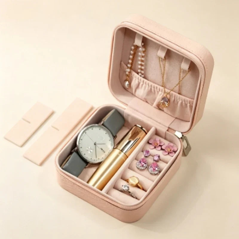 Portable Macaroon Travel Jewelry Box