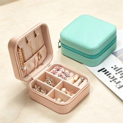 Portable Macaroon Travel Jewelry Box