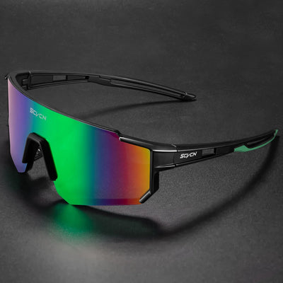 SCVCN Sunglasses for Men Sport Cycling Glasses Bike Mountain Bicycle Hiking Camping Golf UV400 Protection Glasses Women Baseball