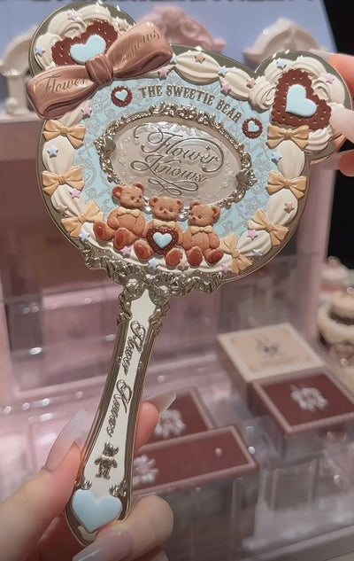 Flower Knows Angel Bunny Hand Mirror