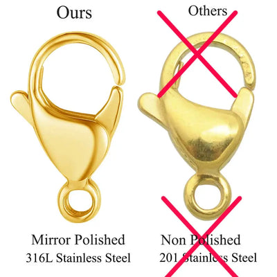 316L Stainless Steel Lobster Clasps