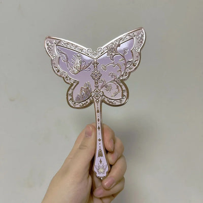 Flower Knows Angel Bunny Hand Mirror