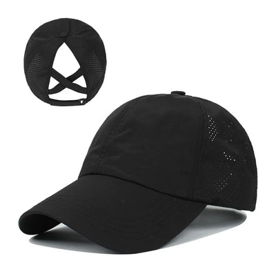 Women's Quick-Dry Ponytail Baseball Cap
