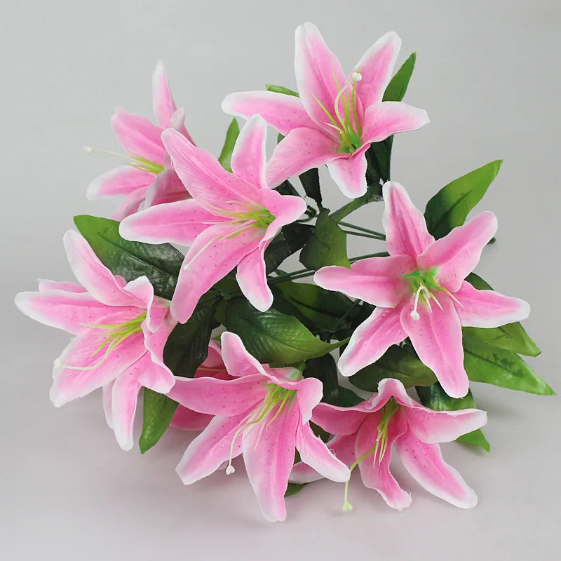 Multicolor Lily Bridal Flower Bouquet
