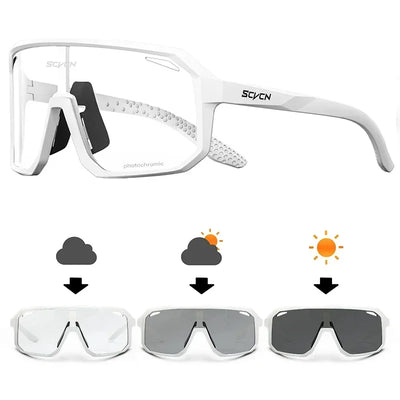 SCVCN Fashion HD Sunglasses Men Women Luxury Glasses Outdoor Sports Runing Drving Shades Racing UV400 MTB Bike Cycling Eyewear
