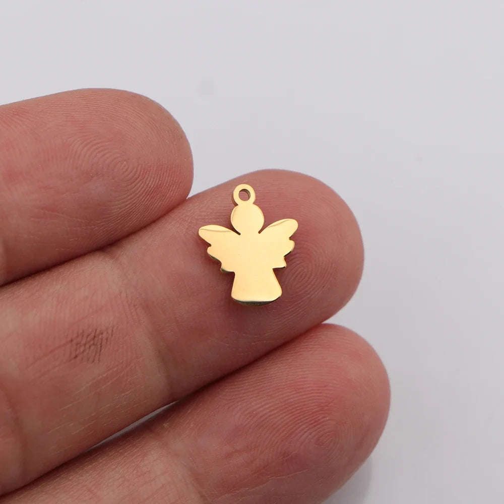 Stainless Steel Mini Angel Charms
