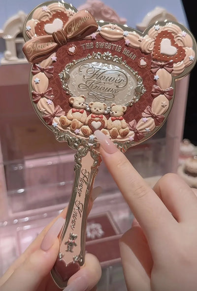 Flower Knows Angel Bunny Hand Mirror