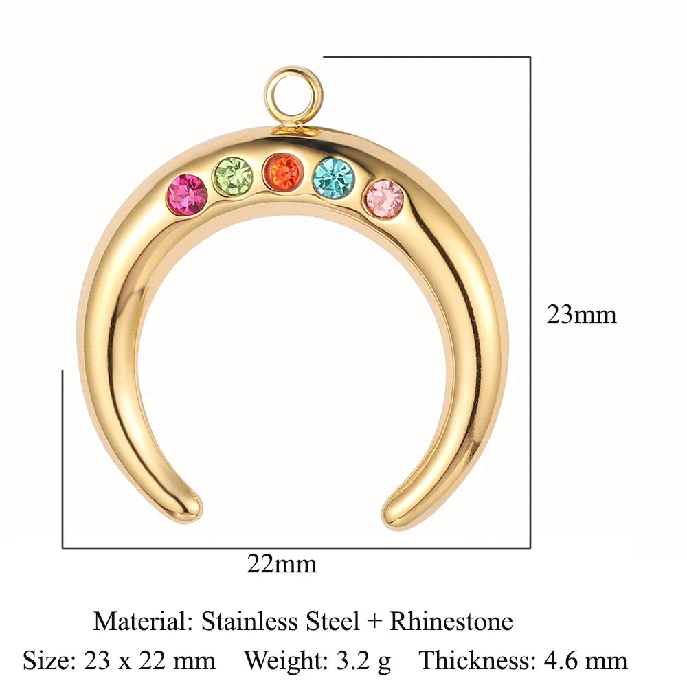 316 Stainless Steel Charm Pendant Set