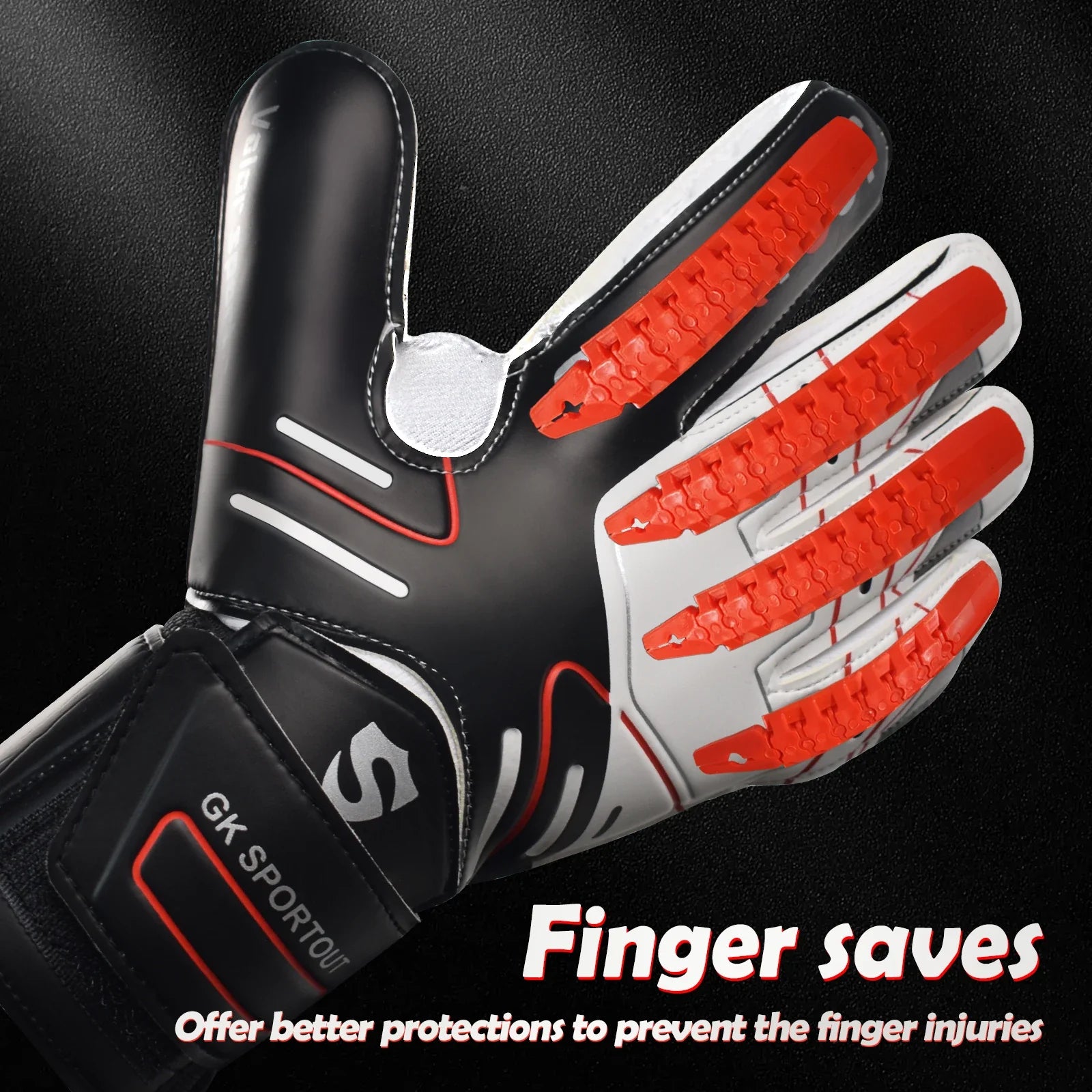 Sportout Goalkeeper Gloves Strong Grip