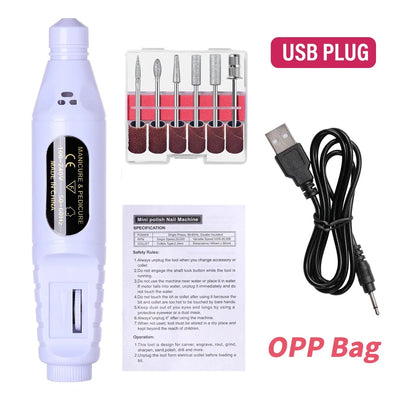 6-in-1 Electric Nail Drill Set