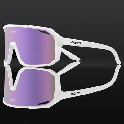 SCVCN Fashion HD Sunglasses Men Women Luxury Glasses Outdoor Sports Runing Drving Shades Racing UV400 MTB Bike Cycling Eyewear
