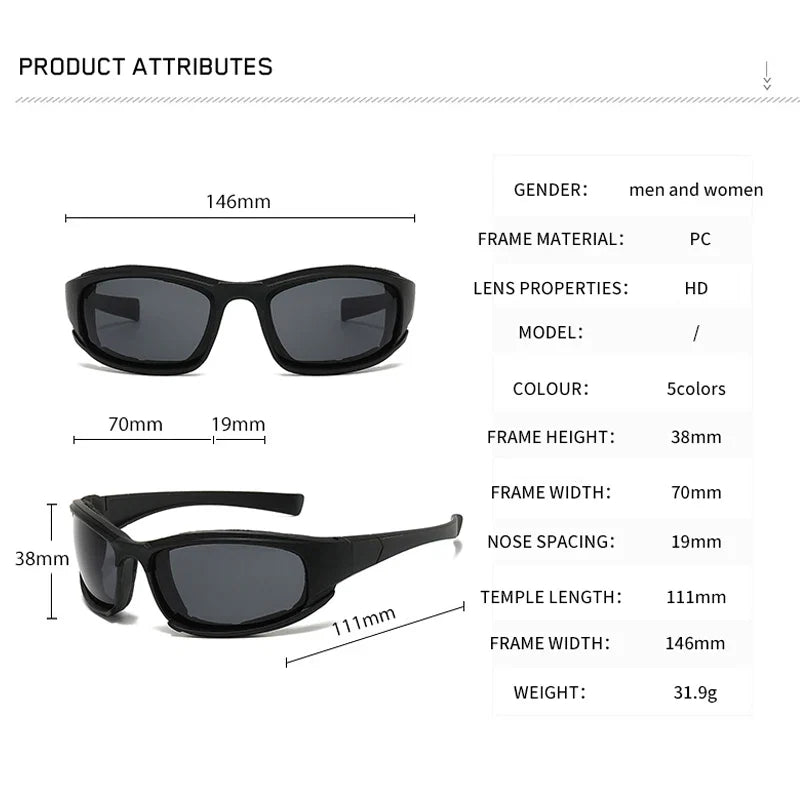 Fashion Cycling Glasses Sunglasses Black Silver Men Women Sun Glasses UV Protection Sports Goggle Camping Hiking Bicycle Eyewear