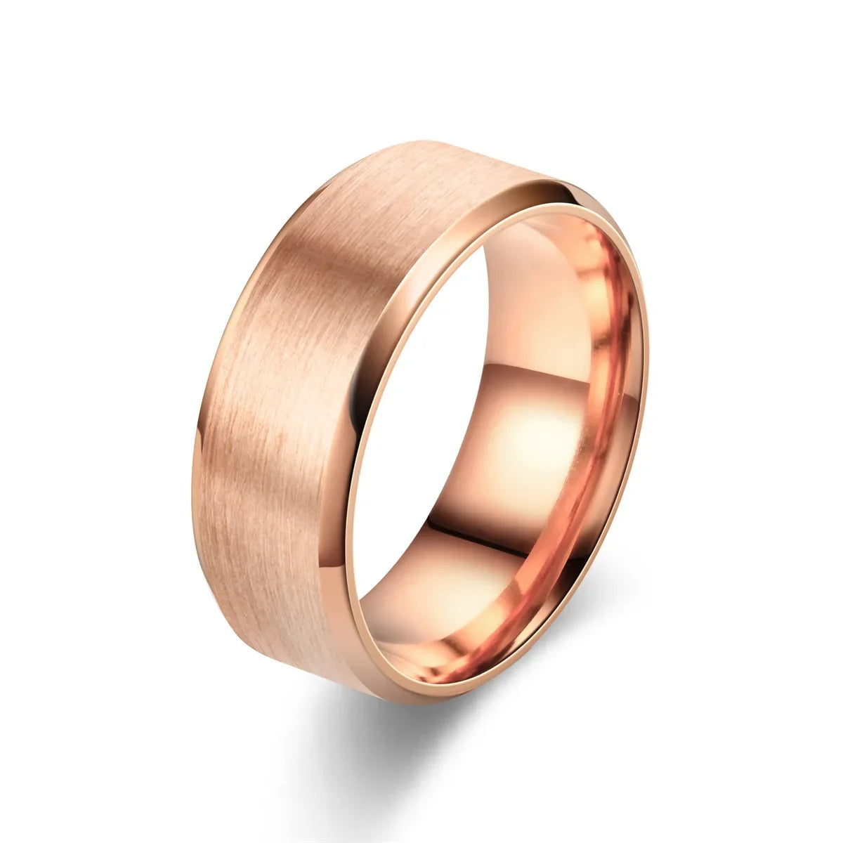 8MM Stainless Steel Wedding Ring