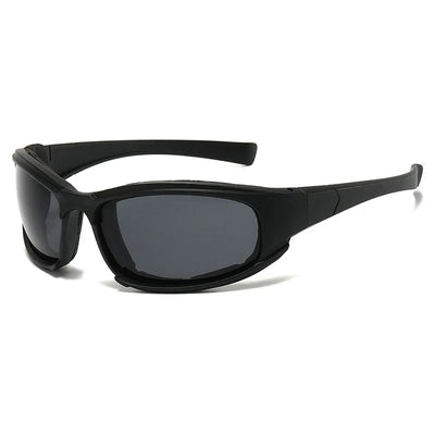 Fashion Cycling Glasses Sunglasses Black Silver Men Women Sun Glasses UV Protection Sports Goggle Camping Hiking Bicycle Eyewear