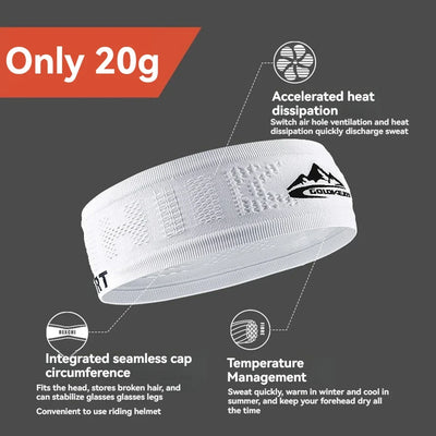 Cooling Stretchy Sports Visor Headband