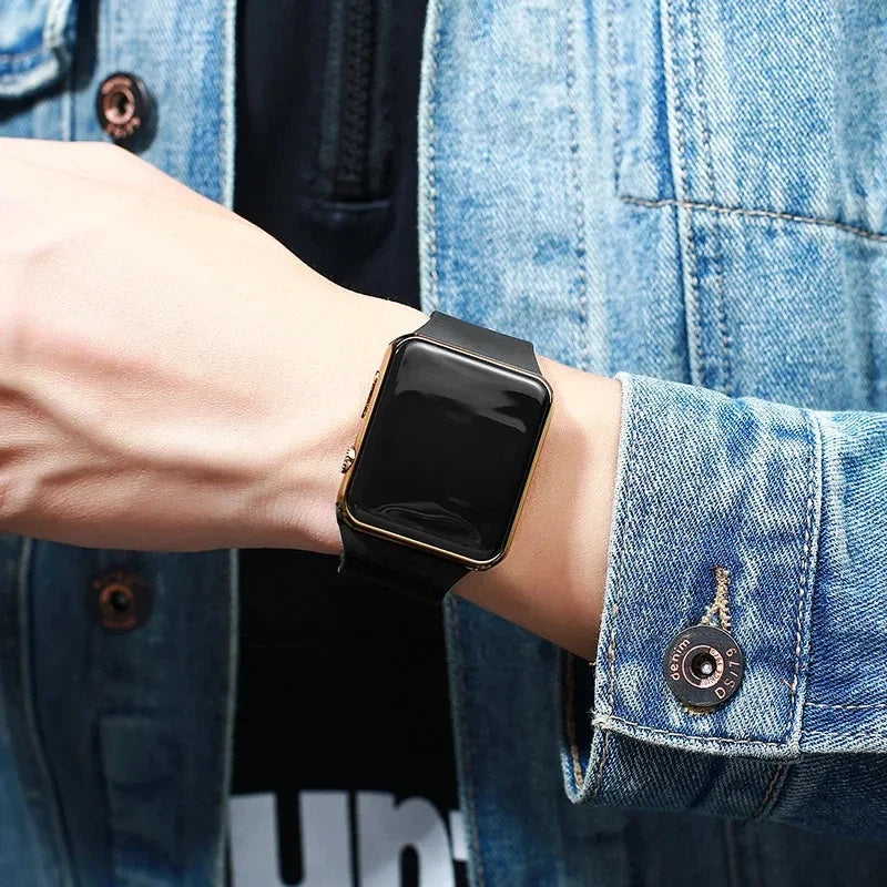 Simple Digital LED Sports Watch
