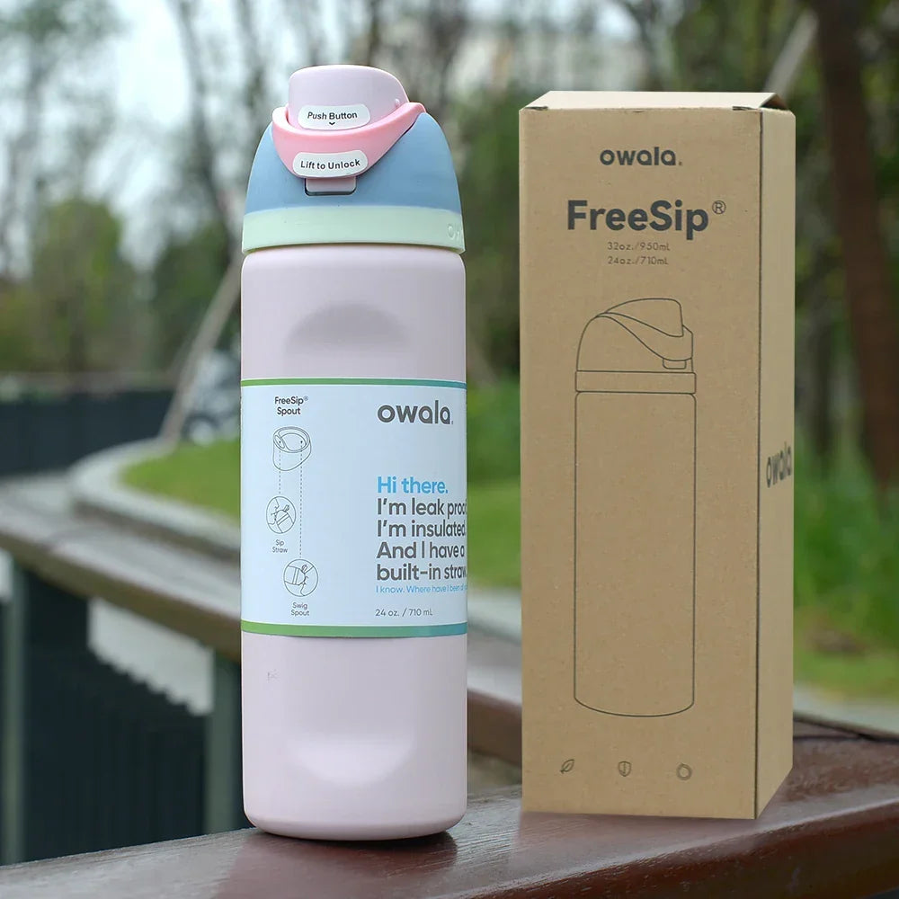 Owala FreeSip Smell The Rosé water bottle